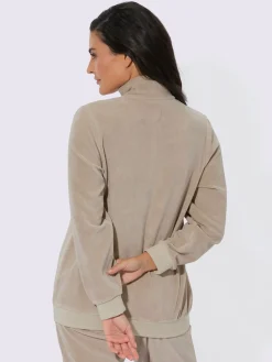 Plantier Tenues De Détente<Veste chandail en velours ras