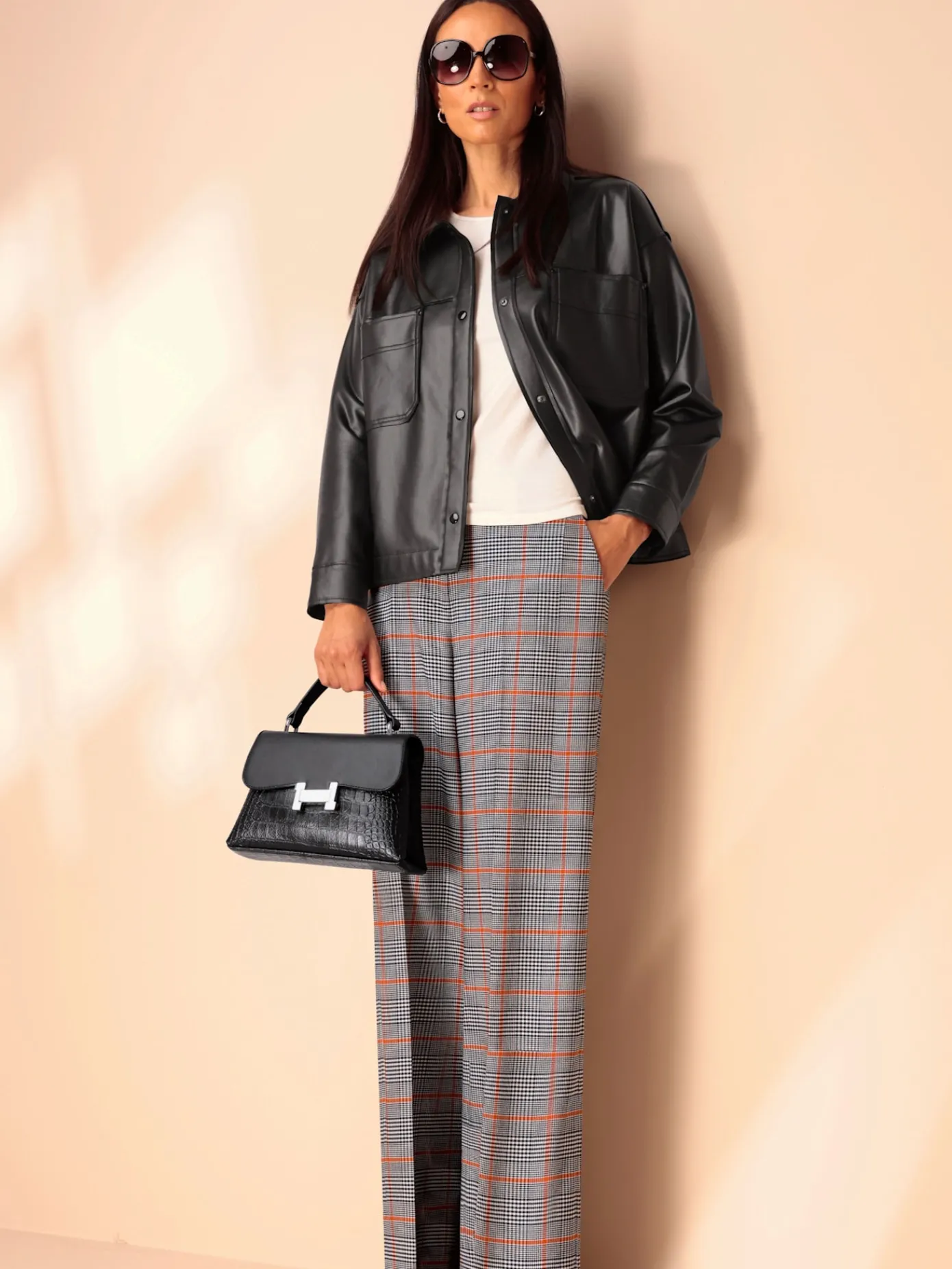 Rick Cardona Chemisiers<Veste chemisier imitation cuir souple