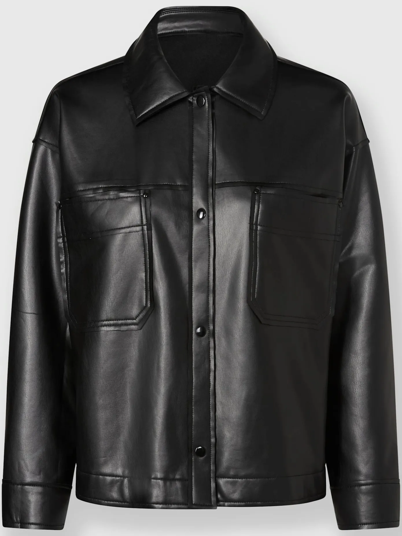 Rick Cardona Chemisiers<Veste chemisier imitation cuir souple