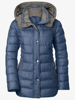 Vestes<Veste décontractée col montant capuche doublure contrastée