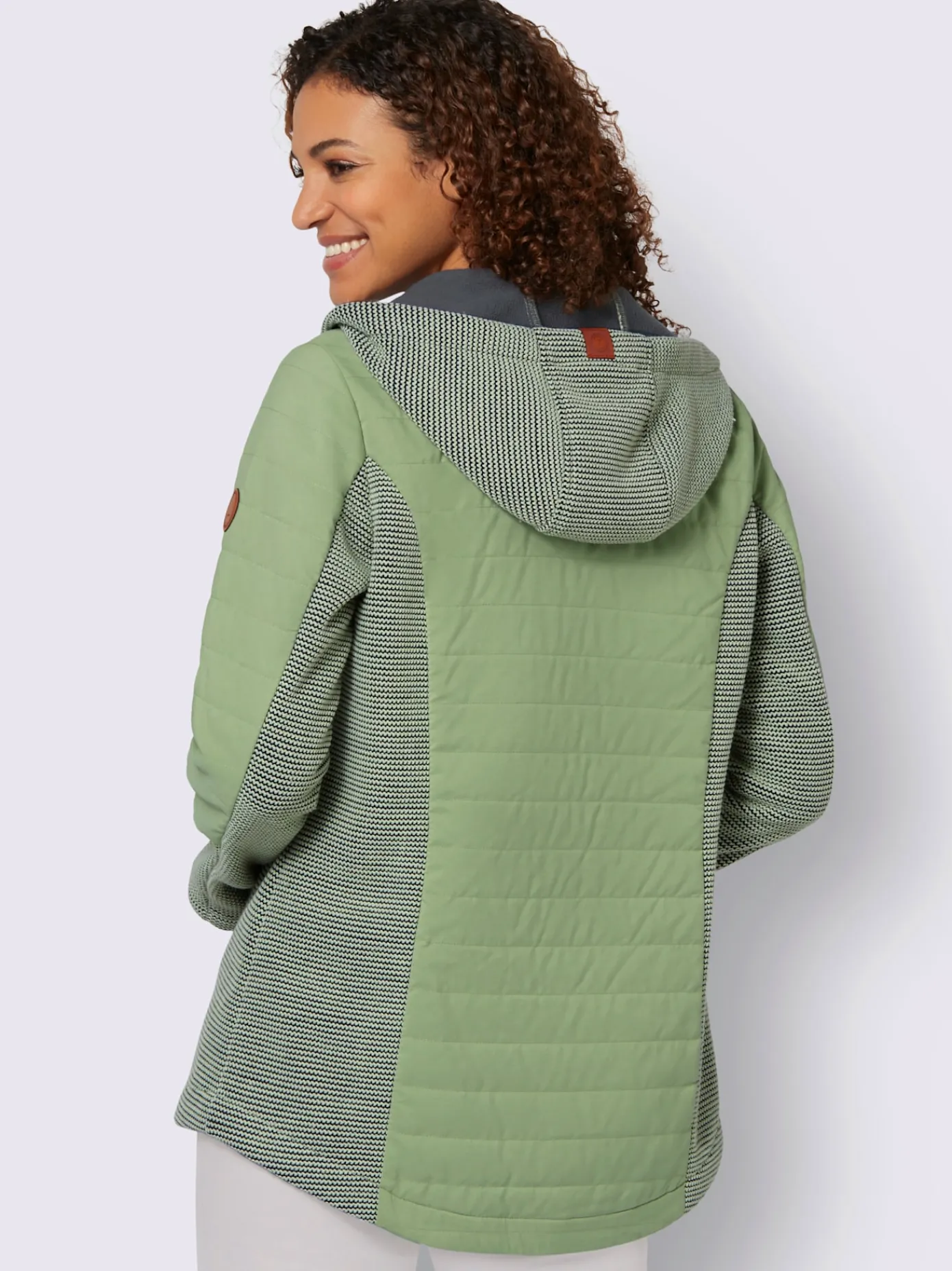 Collection L Vestes<Veste de mi-saison capuche à coulisse et stoppeurs