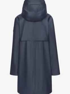 Elbsand Vestes<Veste de pluie parka longue à capuche