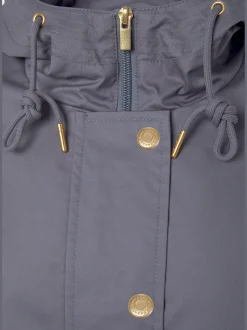 French Connection Vestes<Veste d'extérieur veste légère à capuche réglable et détails dorés