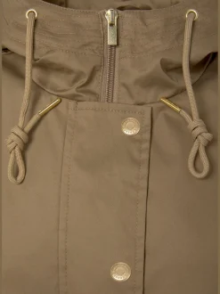 French Connection Vestes<Veste d'extérieur veste légère à capuche réglable et détails dorés