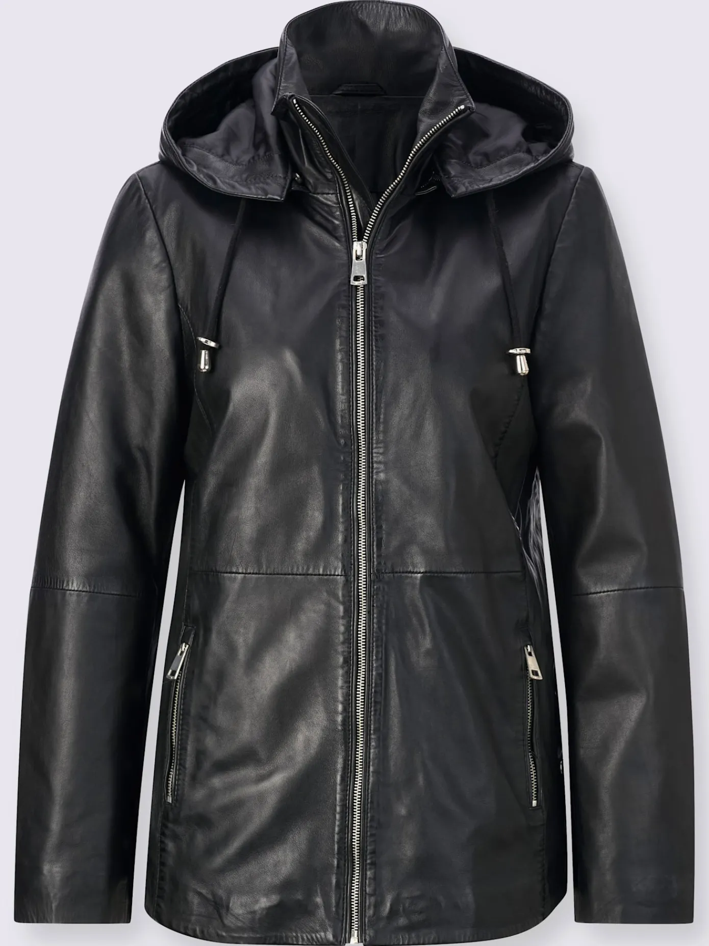 Creation L Vestes<Veste en cuir cuir agneau nappa doux