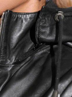 Creation L Vestes<Veste en cuir cuir agneau nappa doux