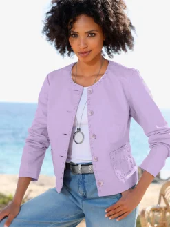 Linea Tesini Tenues De Cérémonie|Vestes<Veste en cuir cuir agneau nappa