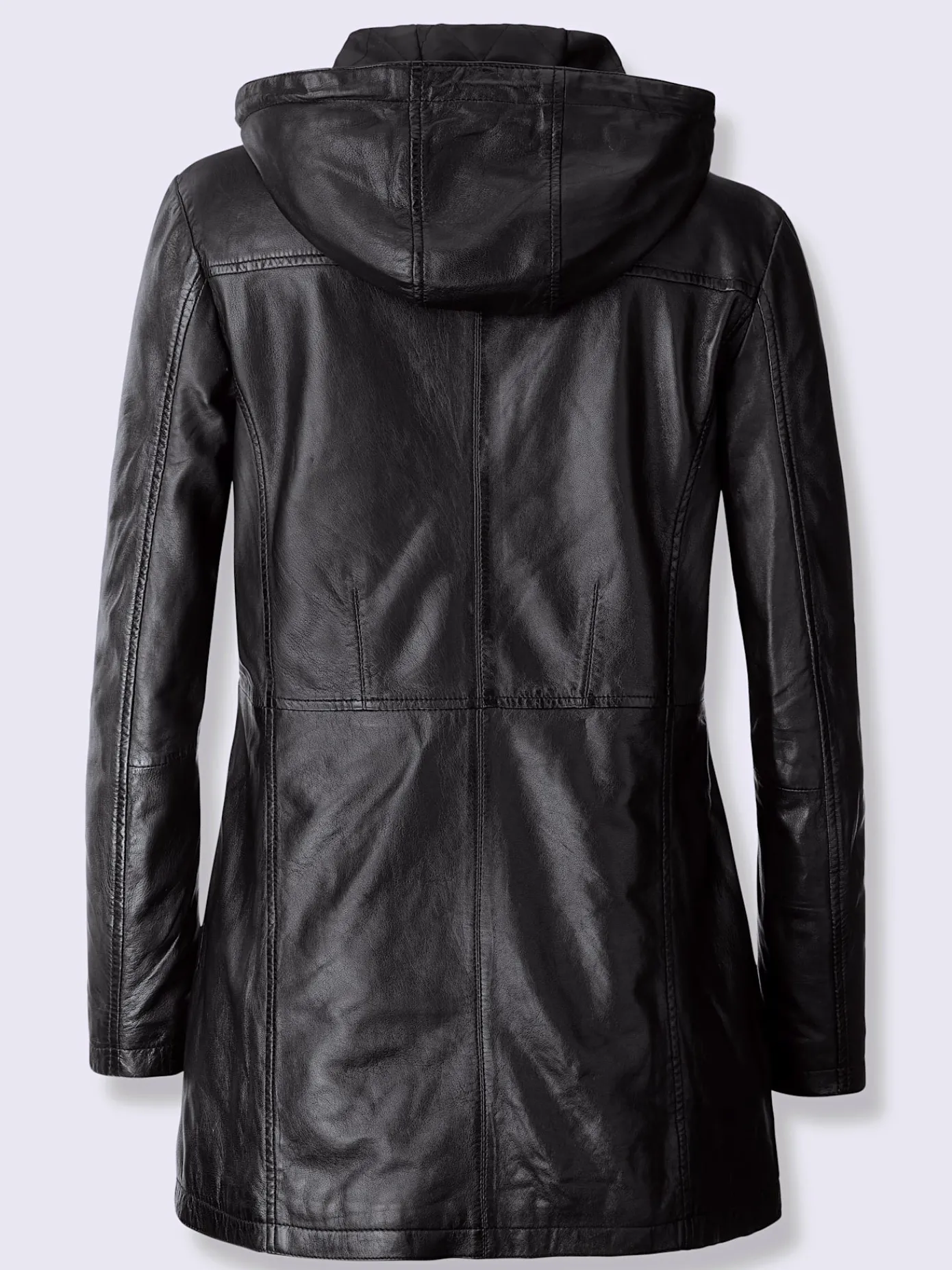 Collection L Vestes<Veste en cuir cuir agneau nappa véritable