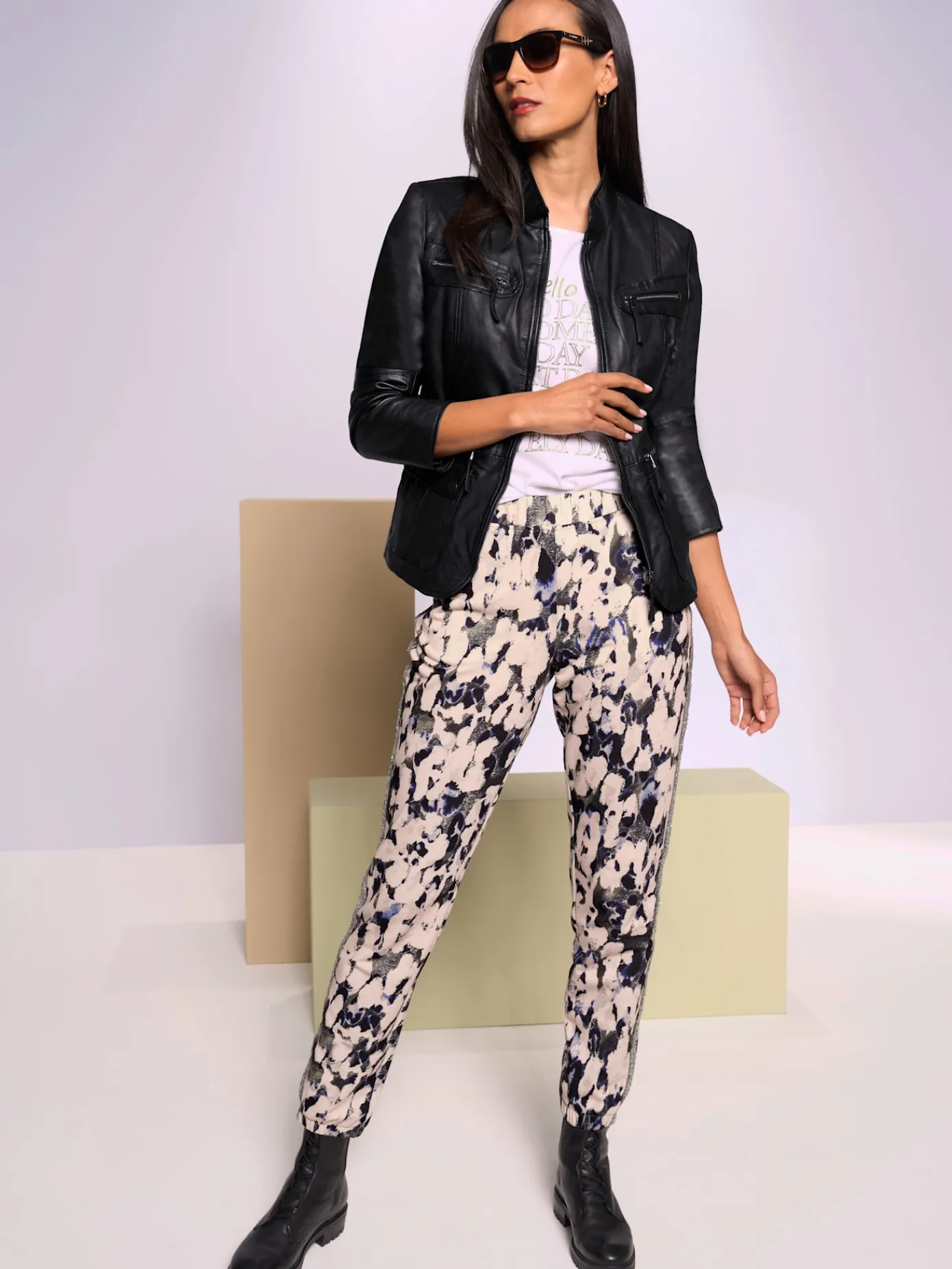 Linea Tesini Vestes<Veste en cuir cuir d'agneau souple