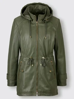 Mainpol Vestes<Veste en cuir pur cuir d'agneau nappa