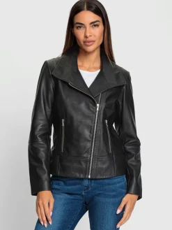 Rick Cardona Vestes<Veste en cuir style motard tendance