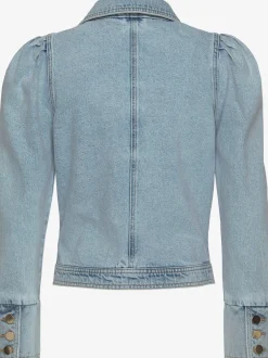 Vivance Vestes<Veste en jean avant boutonné