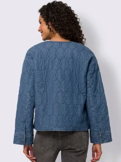 Linea Tesini Vestes<Veste en jean piquage tendance