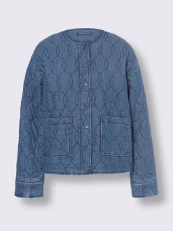 Linea Tesini Vestes<Veste en jean piquage tendance