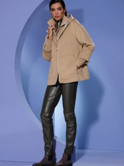 Creation L Vestes<Veste en laine 50% laine vierge