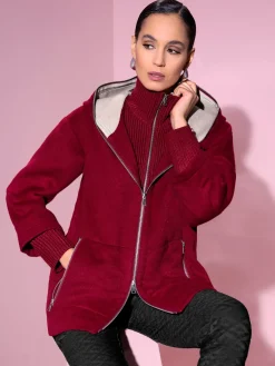 Creation L Vestes<Veste en laine 50% laine vierge