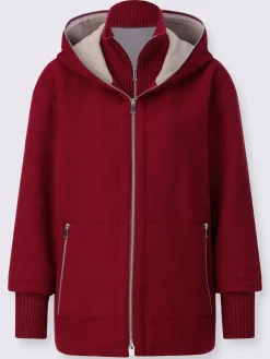 Creation L Vestes<Veste en laine 50% laine vierge