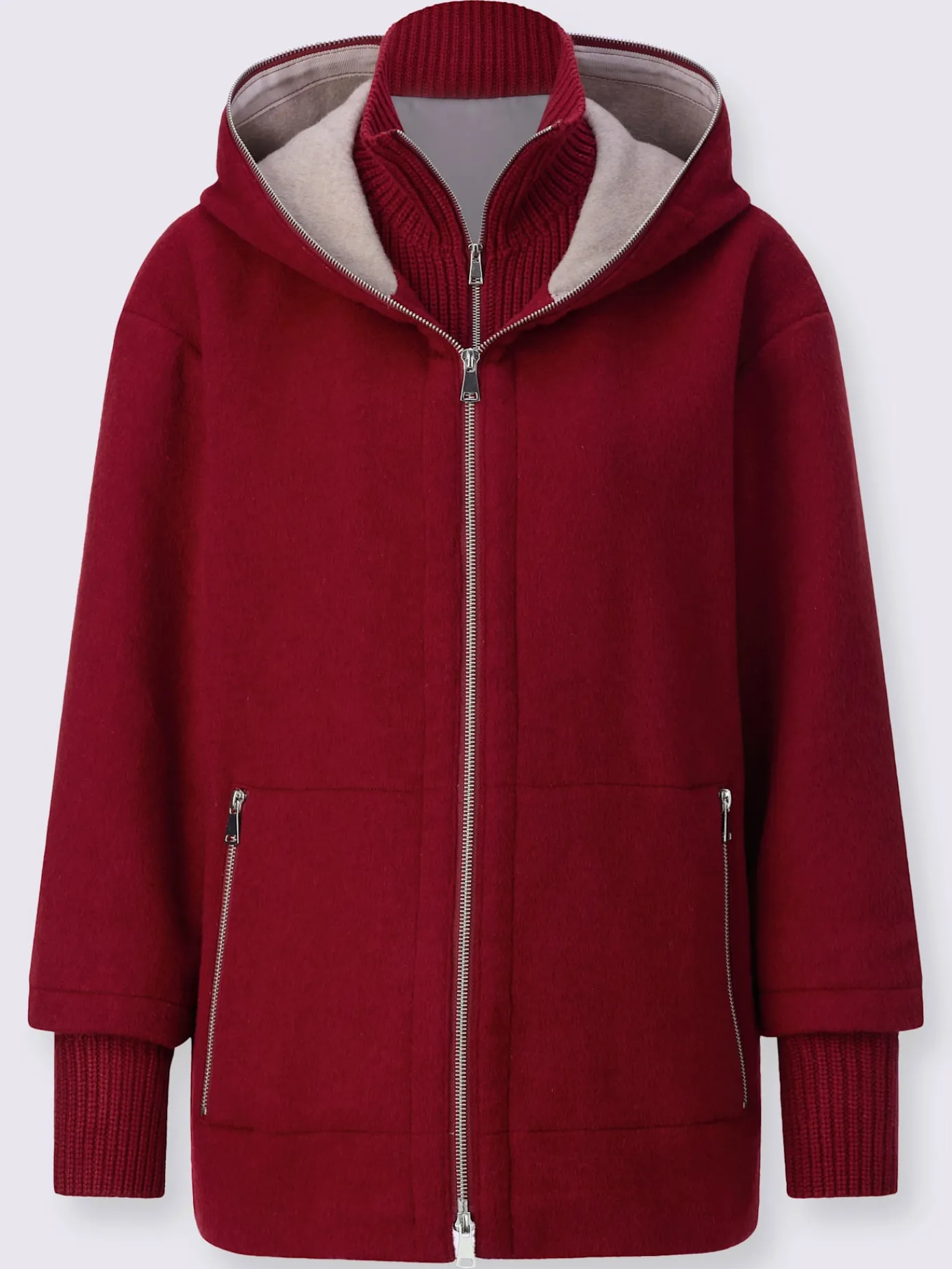 Creation L Vestes<Veste en laine 50% laine vierge