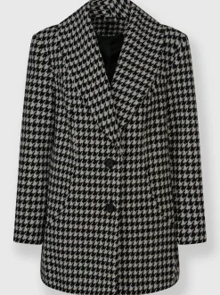 Ashley Brooke Vestes<Veste en laine motif pied-de-poule