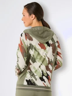 CREATION L PREMIUM Tenues De Détente<Veste en modal et viscose matière sweat