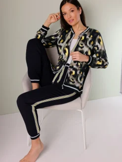 CREATION L PREMIUM Tenues De Détente<Veste en modal et viscose matière sweat