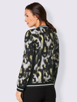 CREATION L PREMIUM Tenues De Détente<Veste en modal et viscose matière sweat