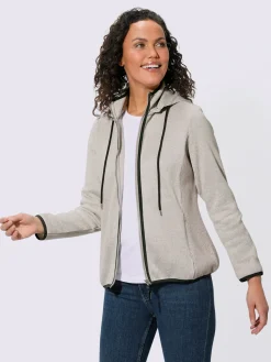 Collection L Vestes<Veste en polaire qualité tricot-polaire