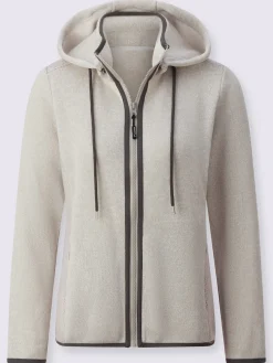 Collection L Vestes<Veste en polaire qualité tricot-polaire