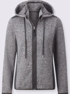 Collection L Vestes<Veste en polaire qualité tricot-polaire