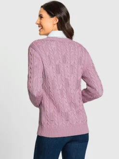 Gilets Et Cardigans<Veste en tricot 50% coton