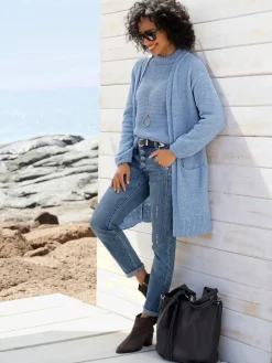 Linea Tesini Gilets Et Cardigans<Veste en tricot 10% laine