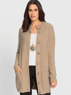 Gilets Et Cardigans<Veste en tricot ajouré 50% viscose