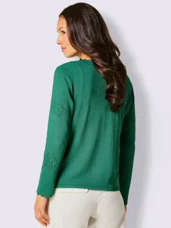 CREATION L PREMIUM Tenues De Cérémonie|Gilets Et Cardigans<Veste en tricot ajouré mélange de soie de qualité