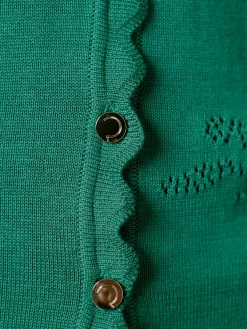 CREATION L PREMIUM Tenues De Cérémonie|Gilets Et Cardigans<Veste en tricot ajouré mélange de soie de qualité