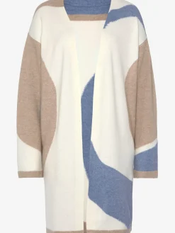 LASCANA Gilets Et Cardigans<Veste en tricot aspect duo de couleurs tendance