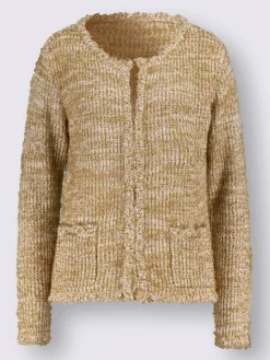 Creation L Gilets Et Cardigans<Veste en tricot boutons fantaisie dorés