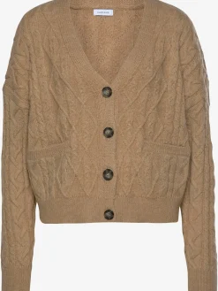 LASCANA Gilets Et Cardigans<Veste en tricot cardigan court avec poches plaquées devant