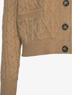 LASCANA Gilets Et Cardigans<Veste en tricot cardigan court avec poches plaquées devant