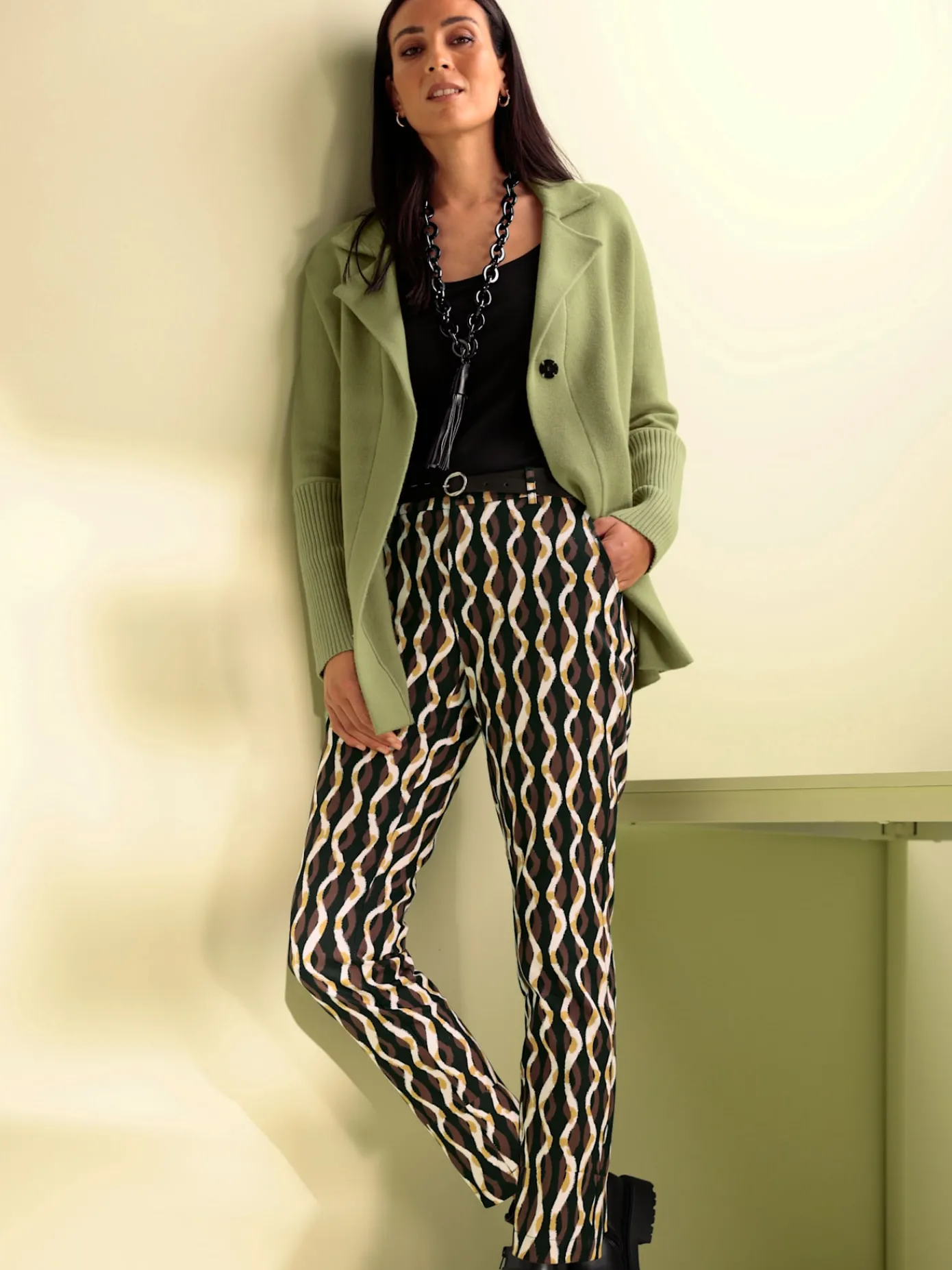 Rick Cardona Gilets Et Cardigans<Veste en tricot col à revers élégant