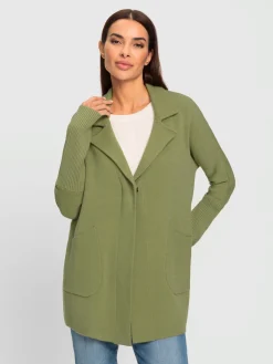 Rick Cardona Gilets Et Cardigans<Veste en tricot col à revers élégant