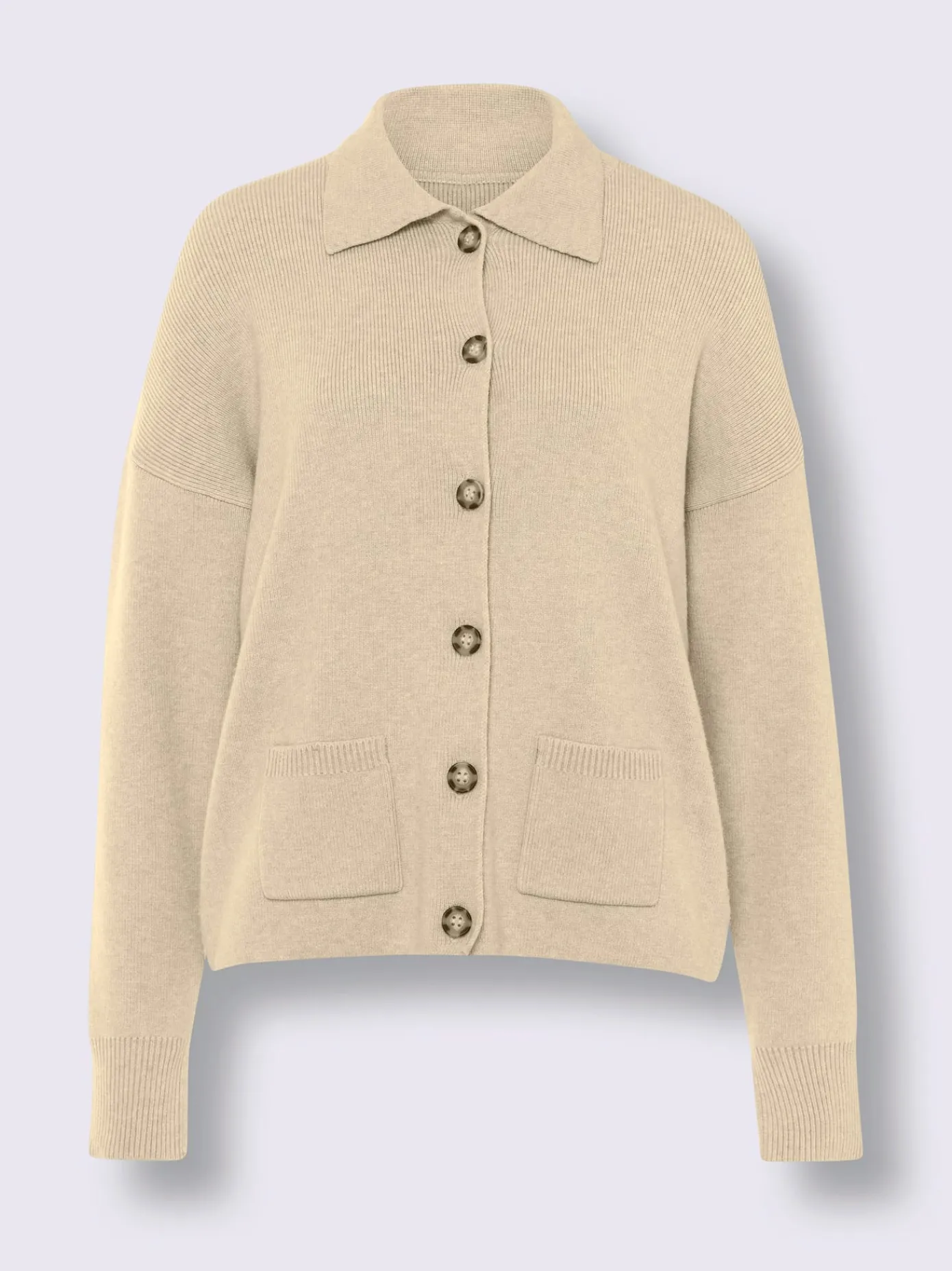 Linea Tesini Gilets Et Cardigans<Veste en tricot col polo sportif