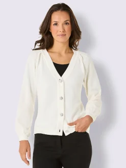 CREATION L PREMIUM Gilets Et Cardigans<Veste en tricot douceur extrême