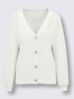 CREATION L PREMIUM Gilets Et Cardigans<Veste en tricot douceur extrême