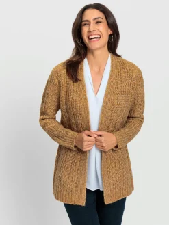 Gilets Et Cardigans<Veste en tricot fil chiné doux