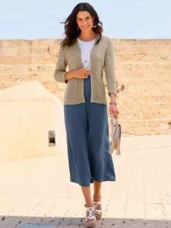 Gilets Et Cardigans<Veste en tricot fil fantaisie très doux