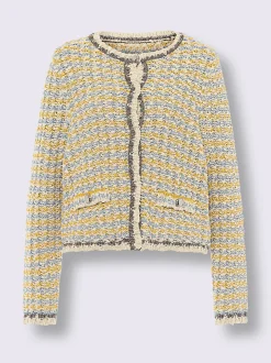 Linea Tesini Gilets Et Cardigans<Veste en tricot fil fantaisie brillant