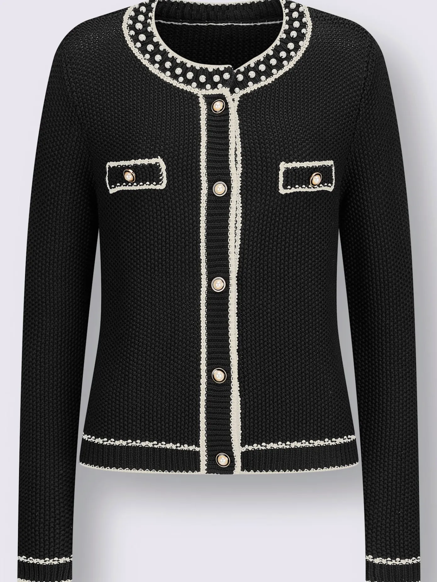 Creation L Gilets Et Cardigans<Veste en tricot fin 50% coton