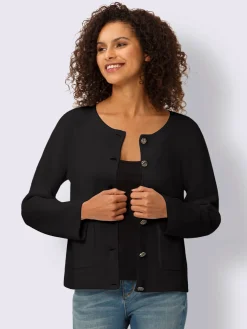 Linea Tesini Gilets Et Cardigans<Veste en tricot fin tricot milanais