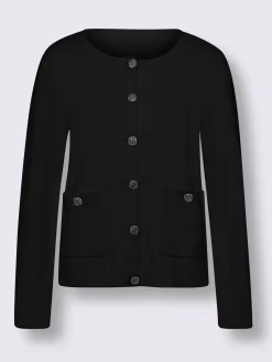 Linea Tesini Gilets Et Cardigans<Veste en tricot fin tricot milanais