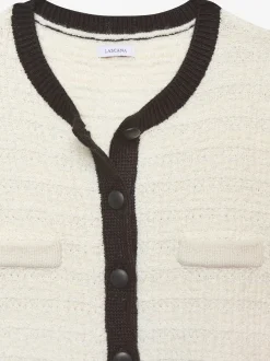 LASCANA Gilets Et Cardigans<Veste en tricot finitions contrastées
